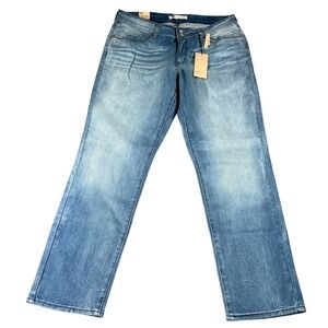 Levis 529 Curvy Skinny Jeans Womens 16M Light Wash Mid Rise Denim Blue 1672